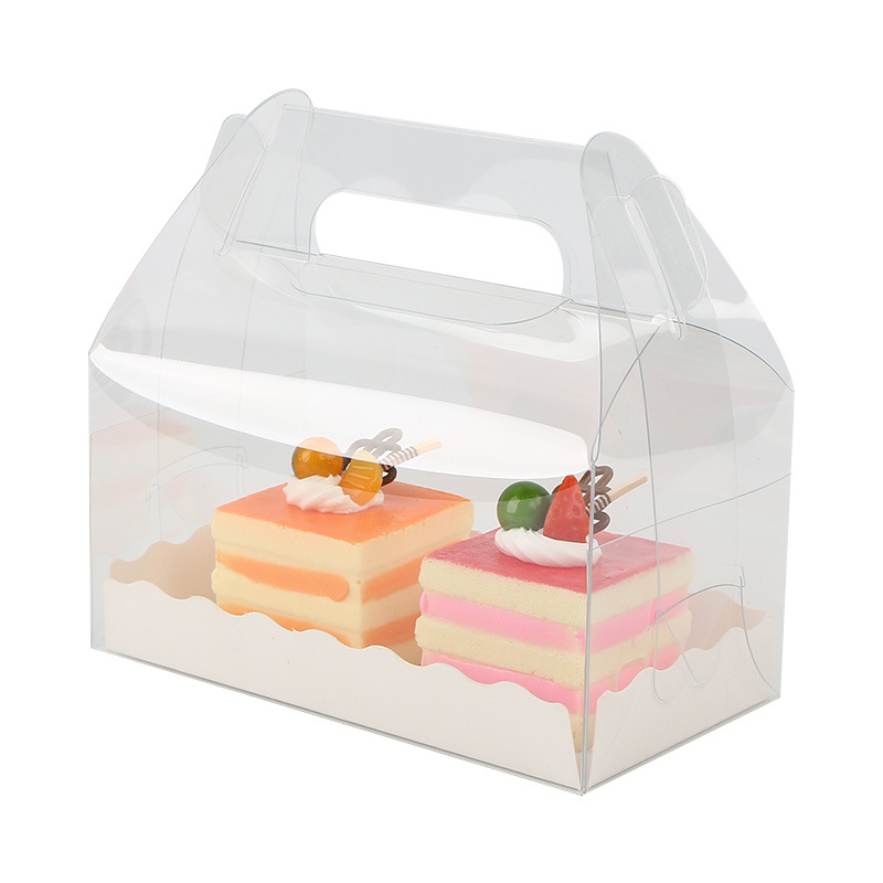 Transparent cake box