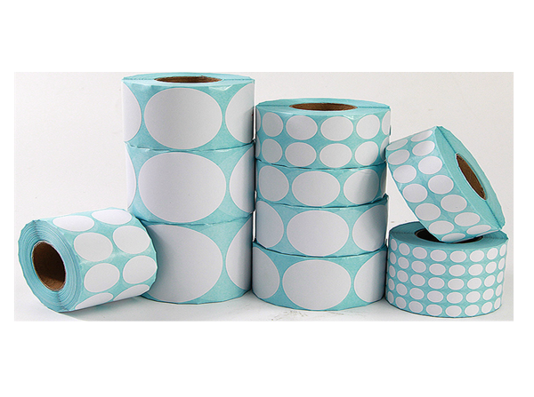 Barcode Round Adhesive Label