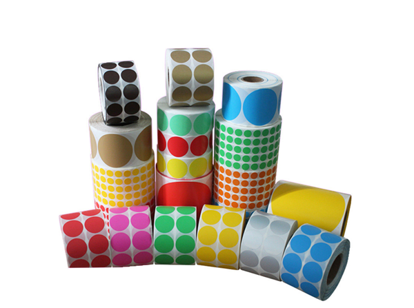 Custom adhesive direct thermal