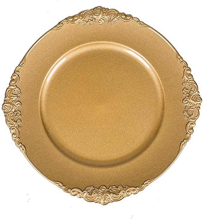 Round Antique Plate Chargers